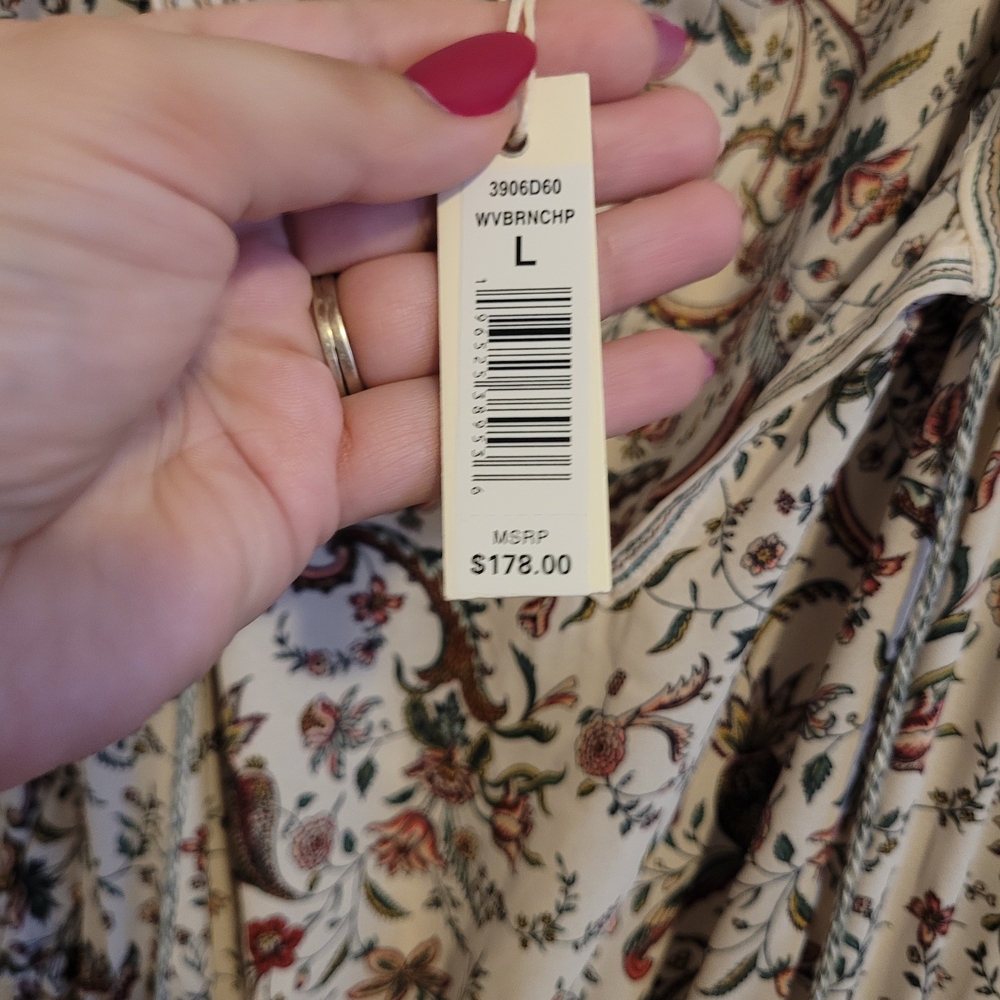 Max Studio Floral Print Maxi Dress #227 - Picture 4 of 6